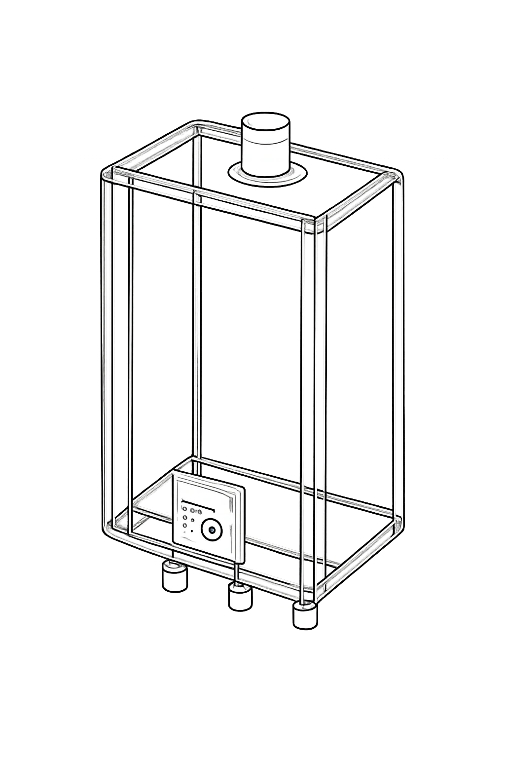 Professional contractor illustration